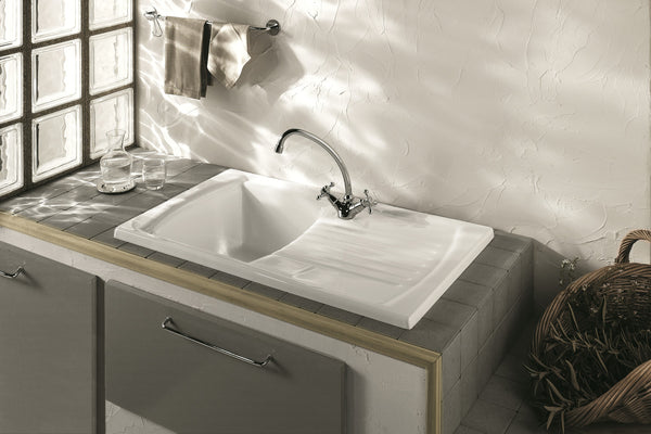 Sanindusa Lusitano SBSD Ceramic Sink Right Bowl