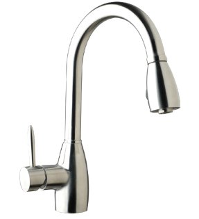 Huron Kitchen tap with Pull Out Sprayer Satin Finish