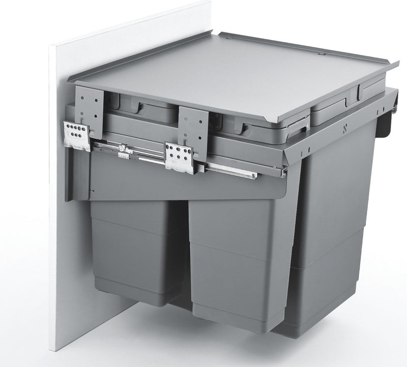 Recycle Waste Bin 600mm Quad