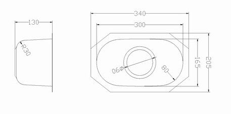 Futura ½ Bowl Undermount