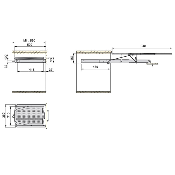 Pull-Out Ironing Board