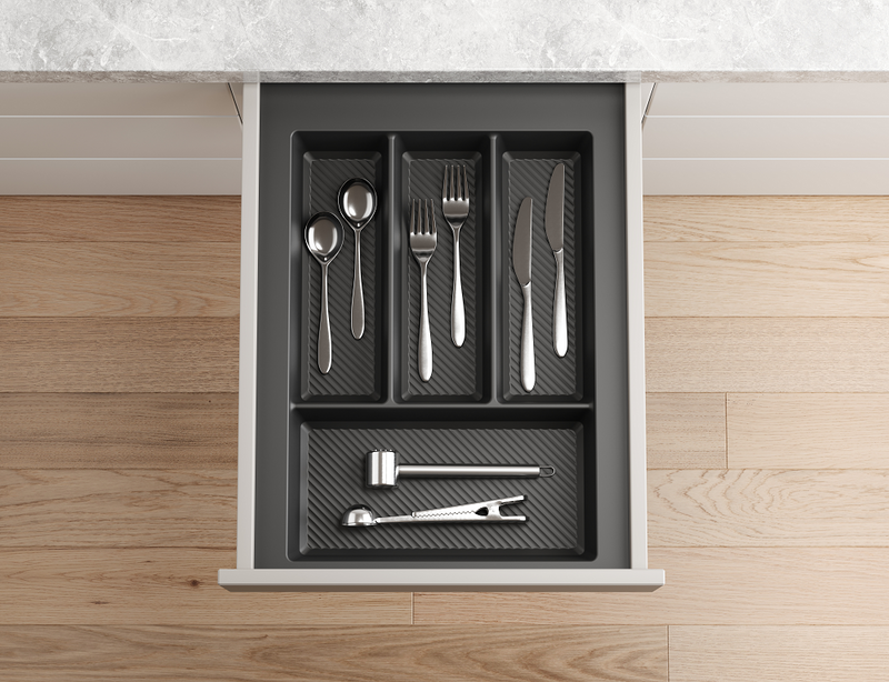 Premier Dark Grey Cutlery Tray