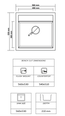Composite Inset Sink