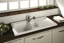 Sanindusa Lusitano 1 1/2 Bowl Ceramic Sink Left